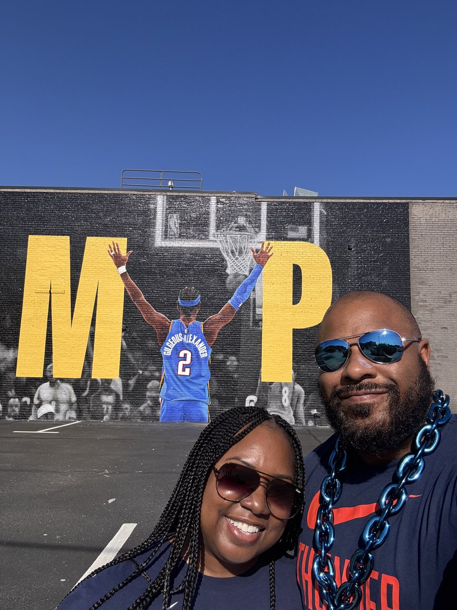 Meka21's tweet photo. June 16, 2016  and June 16 2025 #ThunderUp https://t.co/05SU1yNeRt