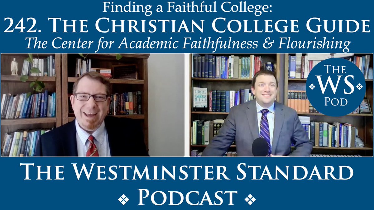 P. Jesse Rine (@pjesserine) on Twitter photo Many thanks to <a href="/RFBWCF/">Ryan🇺🇬 (like Brian, but without the "B") Biese</a> for another terrific conversation about Christian Higher Ed on <a href="/TheWSpod/">The Westminster Standard Podcast</a>. I enjoyed explaining how families can use the <a href="/CAFF_HigherEd/">Center for Academic Faithfulness & Flourishing</a> College Guide to review profiles for 250+ Christian colleges & find the right fit.
👀Link to video in post below!👇 Many thanks to <a href="/RFBWCF/">Ryan🇺🇬 (like Brian, but without the "B") Biese</a> for another terrific conversation about Christian Higher Ed on <a href="/TheWSpod/">The Westminster Standard Podcast</a>. I enjoyed explaining how families can use the <a href="/CAFF_HigherEd/">Center for Academic Faithfulness & Flourishing</a> College Guide to review profiles for 250+ Christian colleges & find the right fit.
👀Link to video in post below!👇