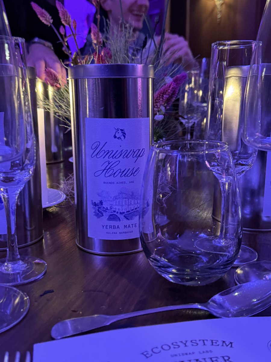 defirmware.eth ๐ (@defirmware) on Twitter photo Had a great time at the <a href="/Uniswap/">Uniswap Labs ๐ฆ</a> ecosystem dinner tonight!
Big thanks to the Uniswap team for putting it together ๐ฉท
Awesome vibes, good meat, and super fun convos with <a href="/MashaHealy/">Masha</a>
Thanks for the invite <a href="/Jardian00/">Jardian | Uniswap Labs</a> โจ Looking forward to what weโll build together Had a great time at the <a href="/Uniswap/">Uniswap Labs ๐ฆ</a> ecosystem dinner tonight!
Big thanks to the Uniswap team for putting it together ๐ฉท
Awesome vibes, good meat, and super fun convos with <a href="/MashaHealy/">Masha</a>
Thanks for the invite <a href="/Jardian00/">Jardian | Uniswap Labs</a> โจ Looking forward to what weโll build together