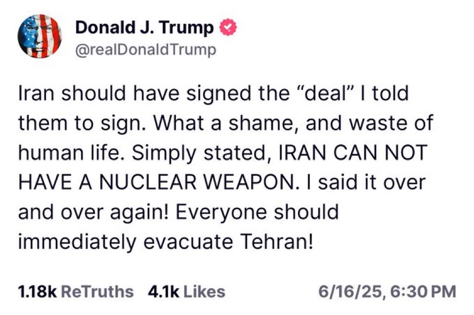 Once all you gullible people realize that the False Flag Psyop currently happening in Israel with AI rockets and controlled demolition could not work unless Iran was 100% COMPLICIT?

You then realize how fake and gay this is.
It’s all a movie.
Iran, Israel, Trump.
Fake as fuck.