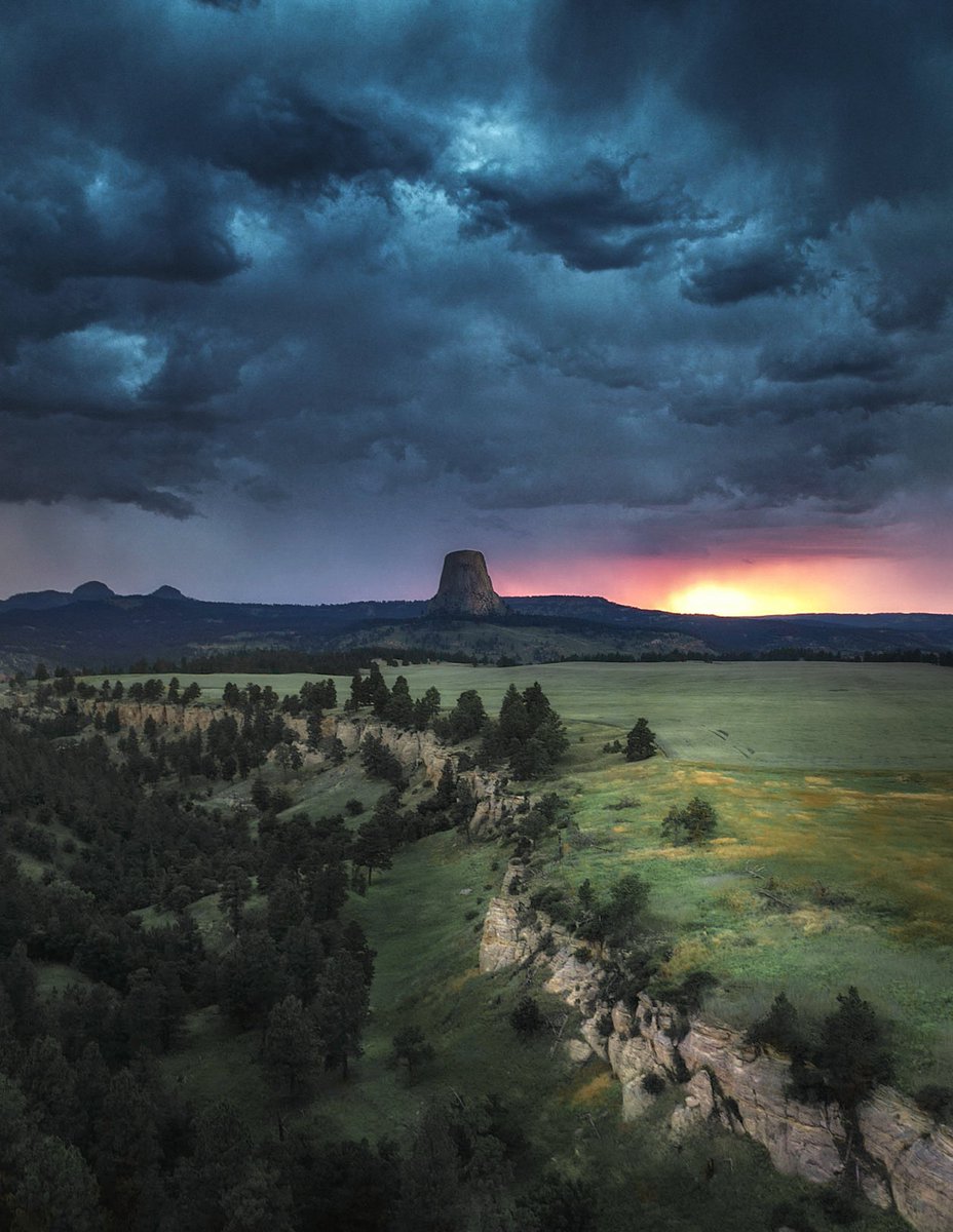 Devil's Tower from a distance