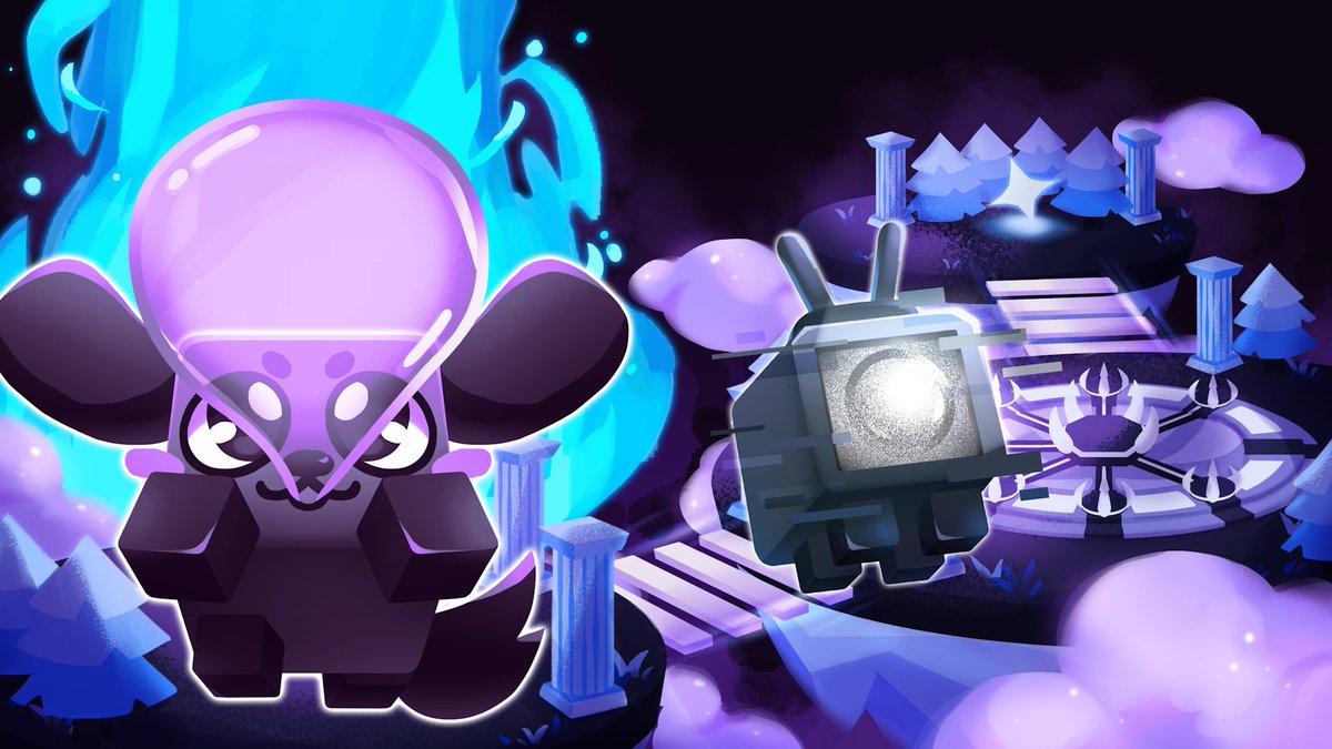 RumbleStudiosRB's tweet image. 🌑 Update 8 is here! 🔮
Visit a dark new island and find Light Crystals to activate the Voidcrystal Egg 🤫
Enjoy daily perks to boost your gameplay 🎲
Use code "update8"!