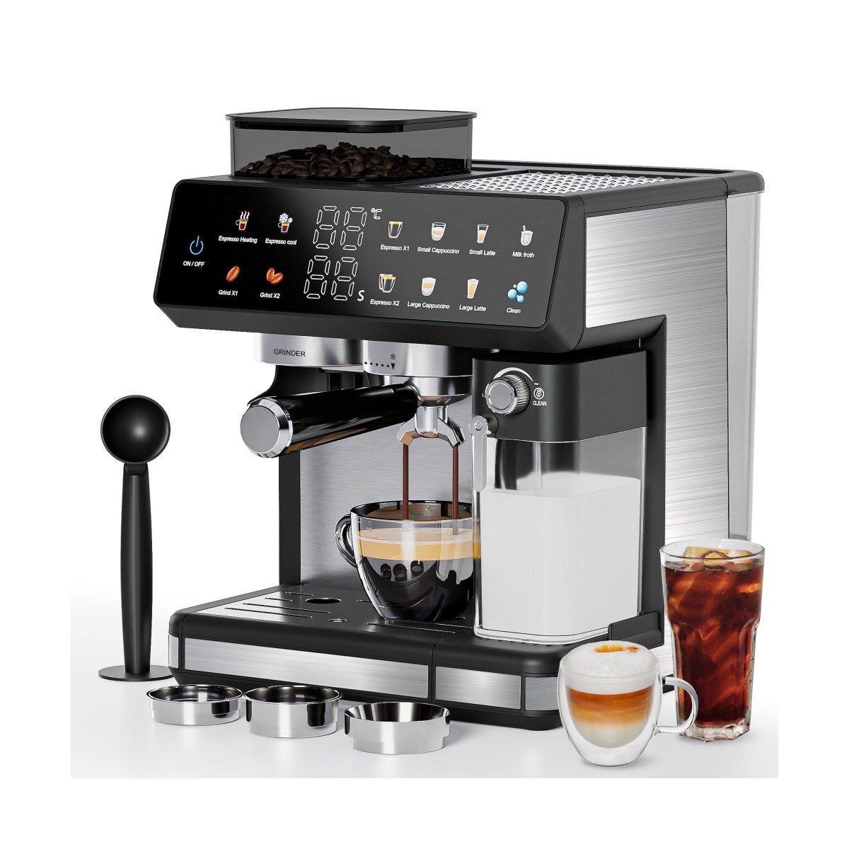 Brewmasterdeals's tweet image. ☕ Upgrade your coffee game! ✨
 Get the Bluebow All-in-One Espresso Machine for just $349.99 (was $499.99!).
That&apos;s 30% OFF! 🤑
 #EspressoMachine #CoffeeLover #Sale
Claim this deal: a.delikitchen.one/jeLCGM 📦