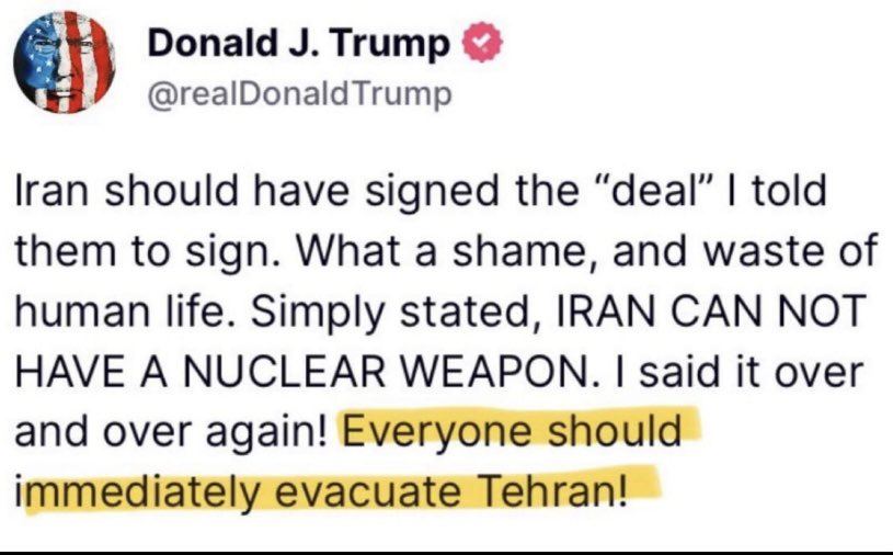 An IMPORTANT Message From Our President…