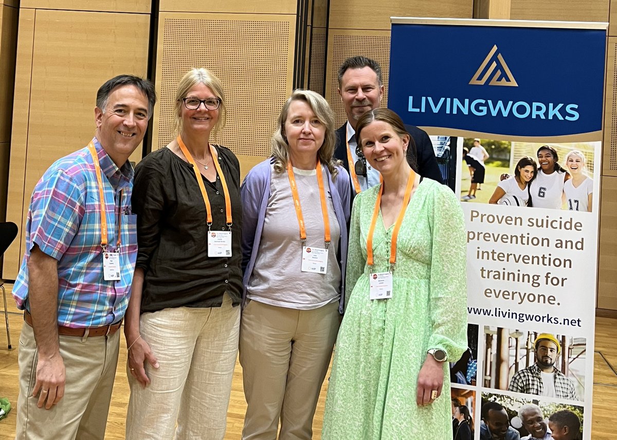 LivingWorksAus's tweet image. 🌍 That’s a wrap on #IASP2025! Honoured to share insights, connect globally and highlight how #LivingWorks ASIST & safeTALK are shaping crisis response & workplace safety. Together, we’re building a #SaferFromSuicide world.
@IASPinfo @MATESConstruct #NetWorkOfSafety