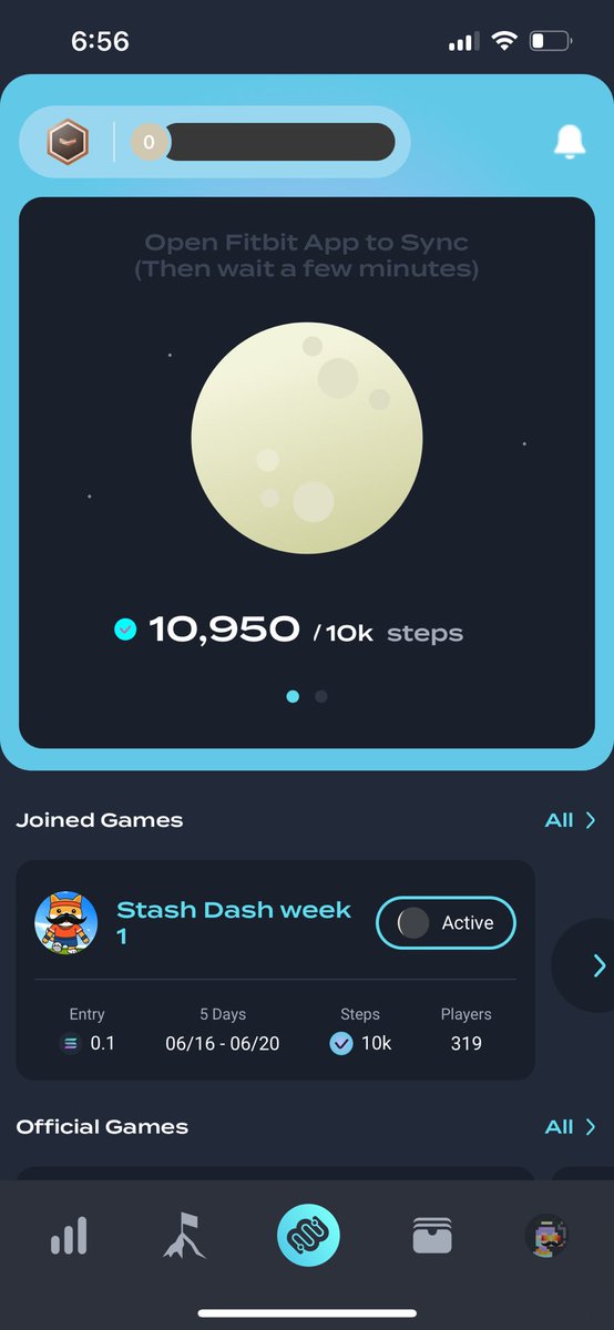 Day 1 of STASH DASH on <a href="/moonwalkfitness/">Moonwalk Fitness 🌓👟</a> was a success! 😅

Thanks <a href="/Jecy024/">Jecy</a> !