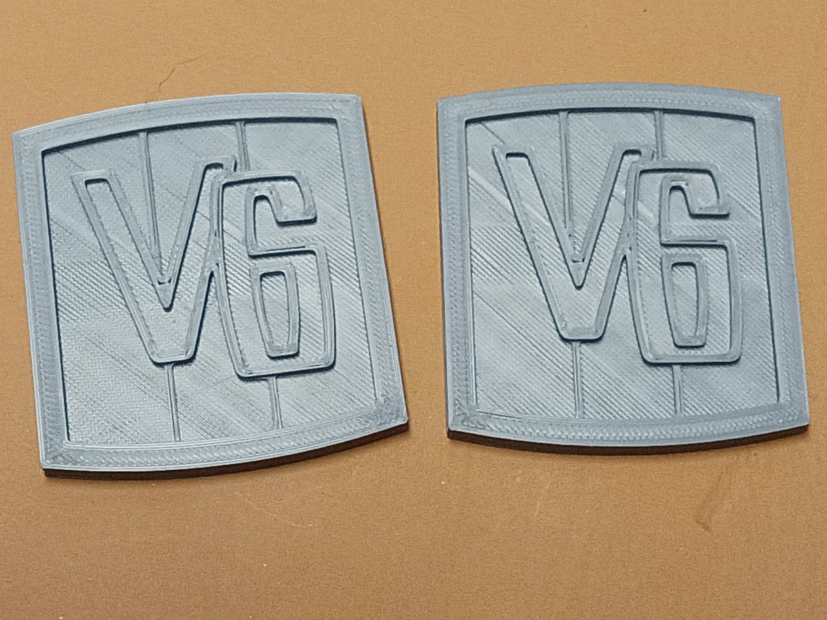 Check out these sweet retro style V6 emblems heading out to a lucky customer! 🎉 Who else is ready to add a touch of nostalgia to their ride? 🚗💨 #3dprint #classiccar #jeep mavericksworkshop.etsy.com/listing/862960…