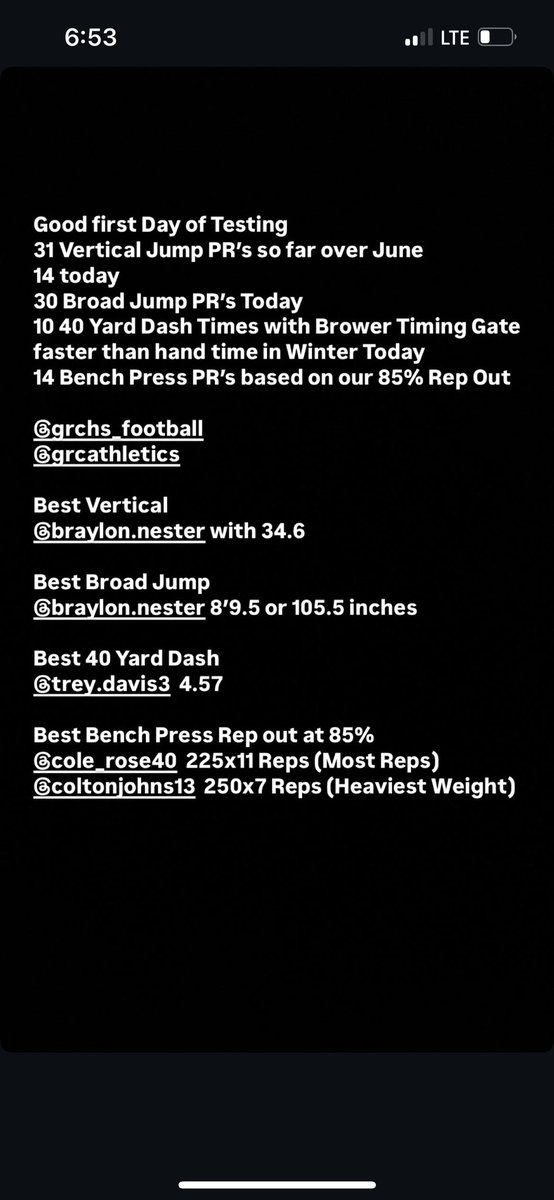GRC Strength & Conditioning (@grc_strength) on Twitter photo <a href="/GRCHS_Football/">George Rogers Clark Football</a> is working hard this offseason! <a href="/Trey_Davis3/">Trey Davis</a> <a href="/colerose40/">Cole Rose</a> <a href="/ColtonJohns8/">Colton Johns</a> <a href="/BraylonNester1/">Braylon Nester</a> <a href="/GRCHS_Football/">George Rogers Clark Football</a> is working hard this offseason! <a href="/Trey_Davis3/">Trey Davis</a> <a href="/colerose40/">Cole Rose</a> <a href="/ColtonJohns8/">Colton Johns</a> <a href="/BraylonNester1/">Braylon Nester</a>