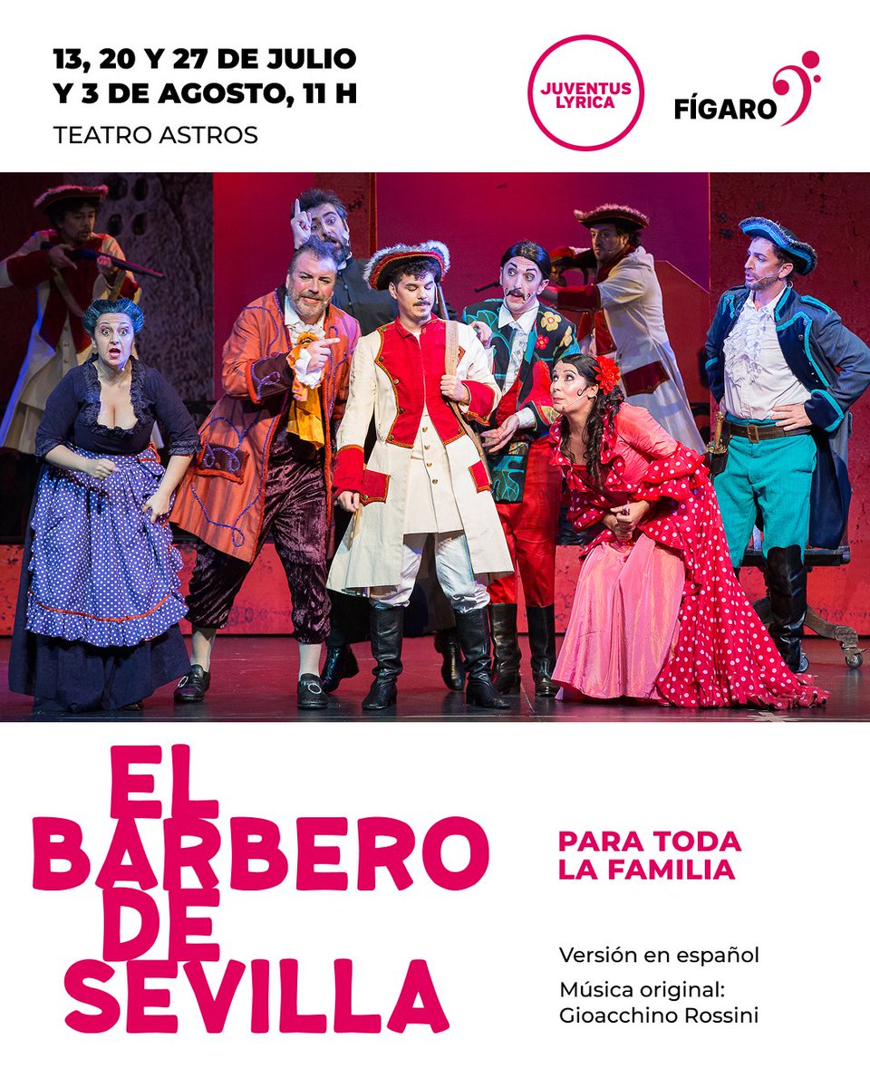 Imperdible para los que tienen chicos. El Barbero de Sevilla en el <a href="/teatroastrosok/">Teatro Astros</a>
Funciones los domingos de julio a las 11hs

entradauno.com/landing/15016-…