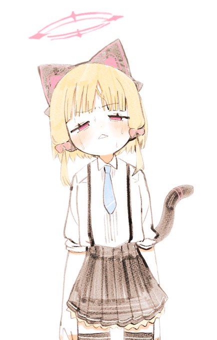 才羽モモイ(ブルアカ) 「doodled momoi earlier but forgot to