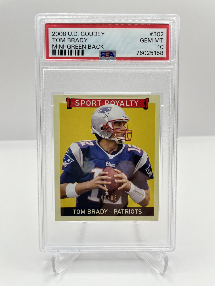 GloriousMattB's tweet photo. @SimmosSigs @cardking32 Solo Helix $65
Brady /88 Pop 1 $500
Brady /25 (won’t gem) $125
Henry Player Used /25 $60
Mahomes RC /399 $125
Montgomery NT RC RPA /25 $75

Shoot me a lot price if you’re interested! https://t.co/pctGG9mQiz