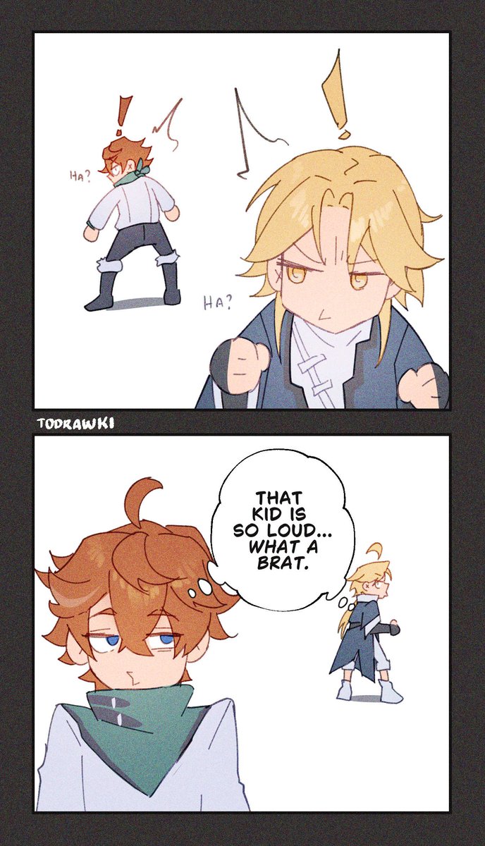 what a brat. 