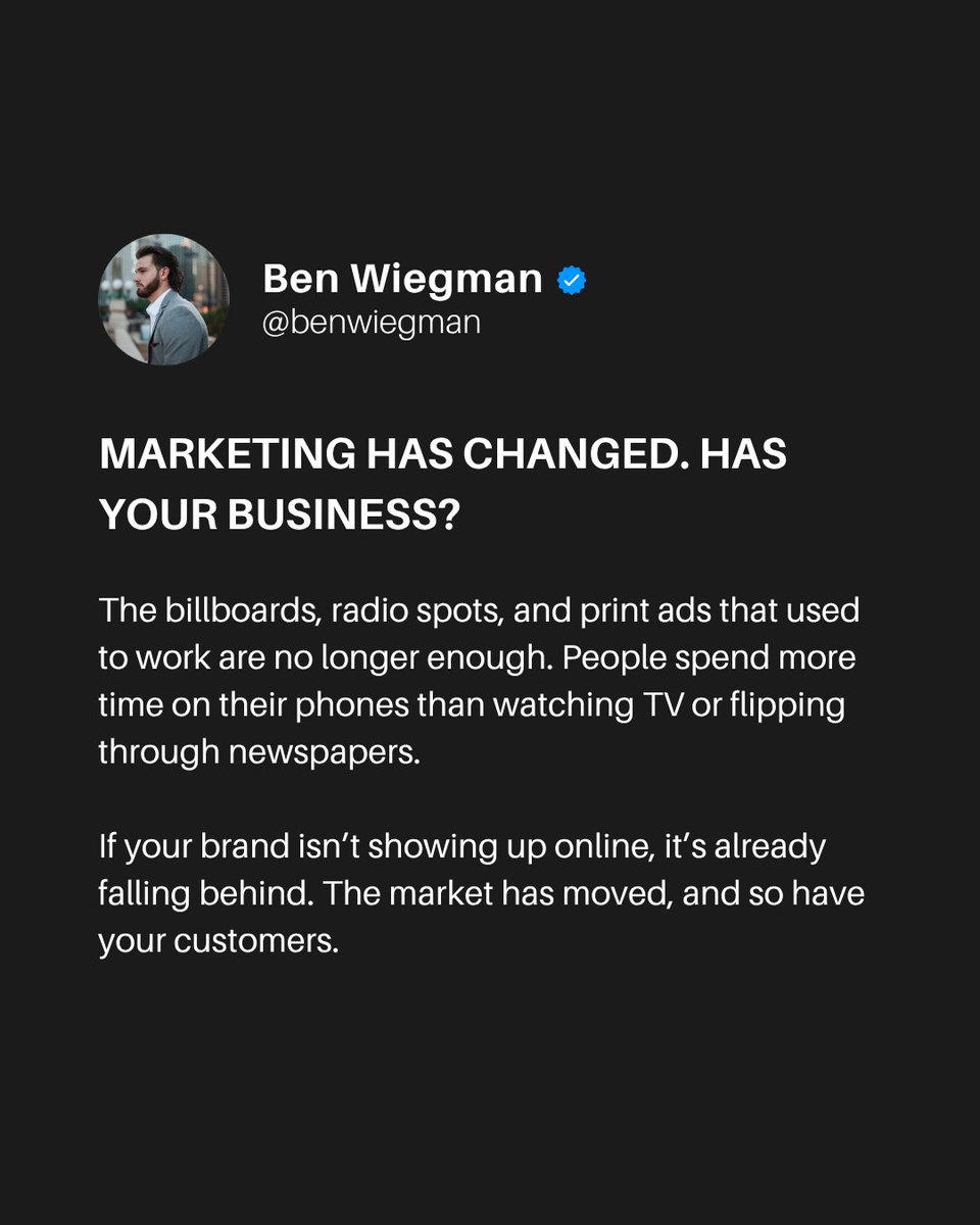 Ben Wiegman tweet media