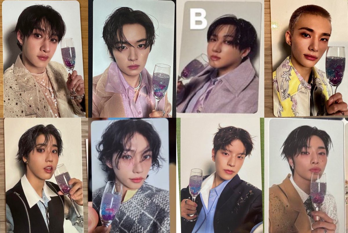 ot8 selfie photocard hollow limited B vers