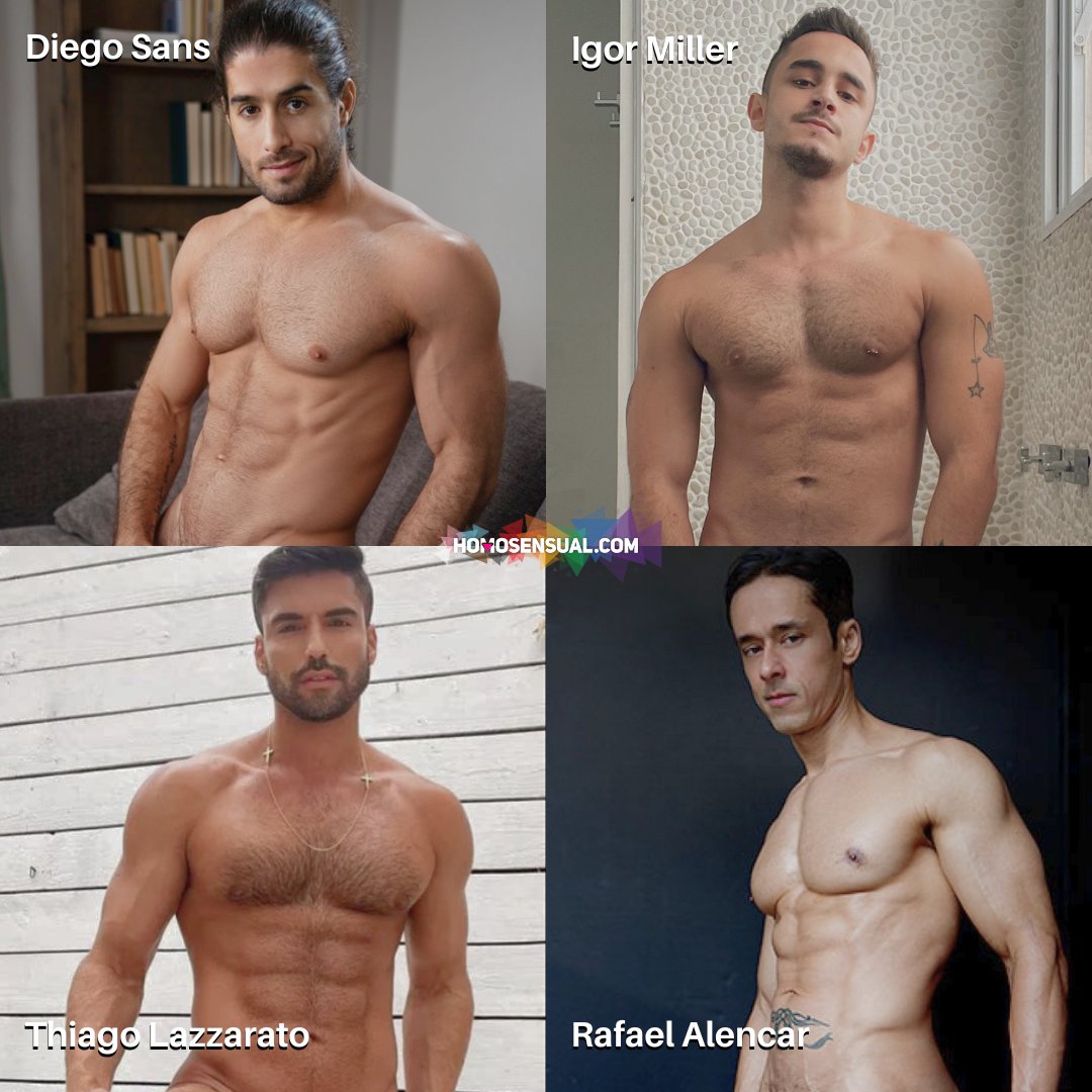 SoyHomosensual's tweet image. Actores brasileños de cine para adultos gay que te harán 💦.