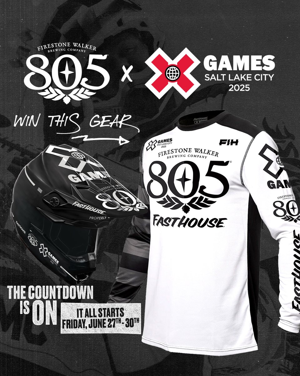 One winner. Two legendary pieces. Fully dialed.⁠
⁠
We teamed up with our buddies at Fasthouse to build a custom X Games helmet and lock down an authentic comp jersey, and now we’re giving them away to one lucky winner.⁠
⁠
Want a piece of the action? ⁠
⁠
Hit the link below