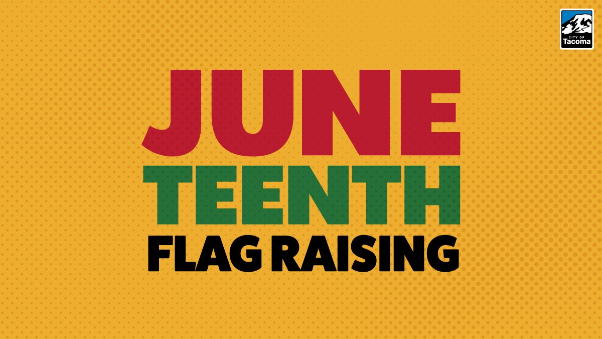 Join us on Wed., 6/18, at 4:15 PM for the first ever raising of the Juneteenth Flag over the Tacoma Dome! The event will be in the Dome G Lot, which guests may enter off Wiley St. Expect traffic due to graduation ceremonies & consider taking public transit. 