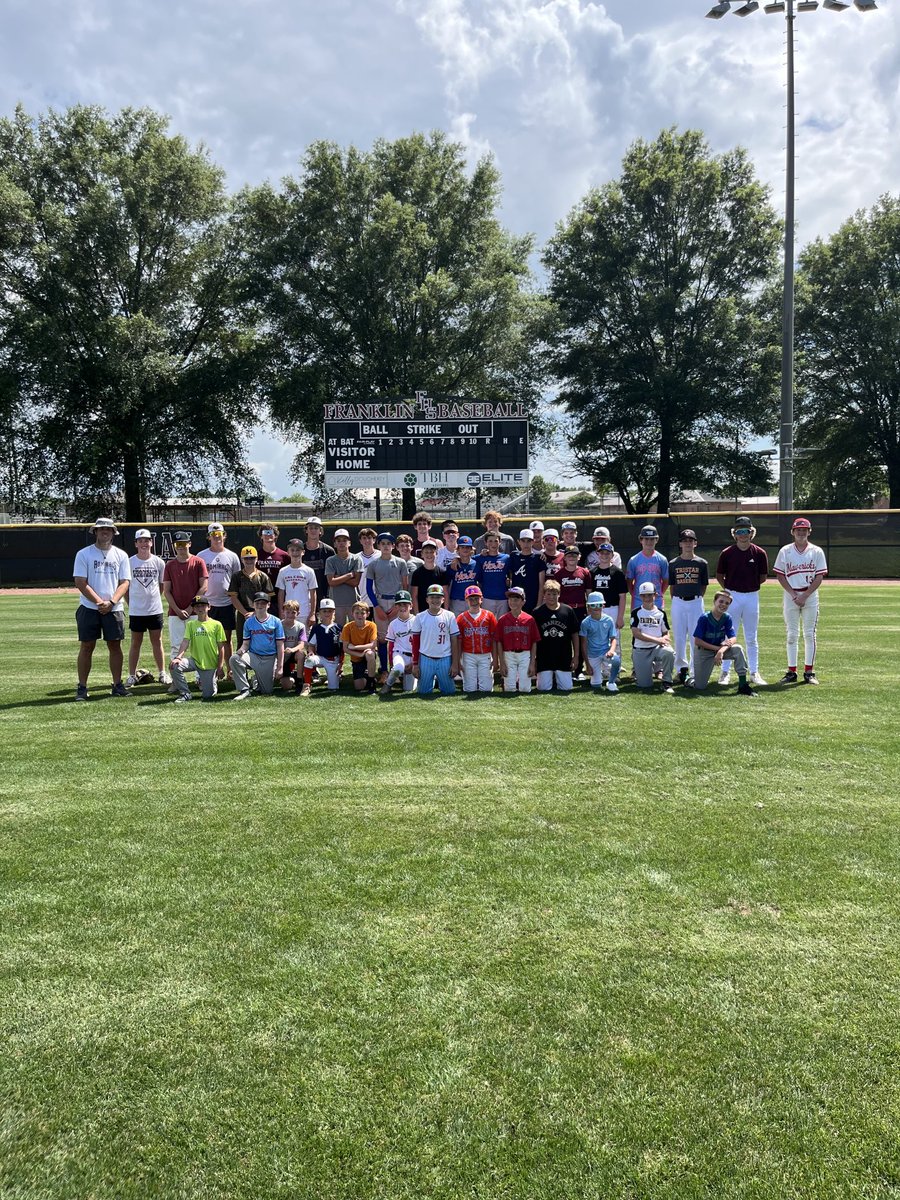Coach Whidby (@wcsfhscoachwhid) on Twitter photo Outstanding day of of .<a href="/FHSAdmBaseball/">Franklin Admirals Baseball</a> Kid’s camp. These campers got after it and the current player/coaches were awesome.
The afternoon session got a treat when The 🏔️ AJ Russell and Jayden Smoot stopped by to say hello. Outstanding day of of .<a href="/FHSAdmBaseball/">Franklin Admirals Baseball</a> Kid’s camp. These campers got after it and the current player/coaches were awesome.
The afternoon session got a treat when The 🏔️ AJ Russell and Jayden Smoot stopped by to say hello.