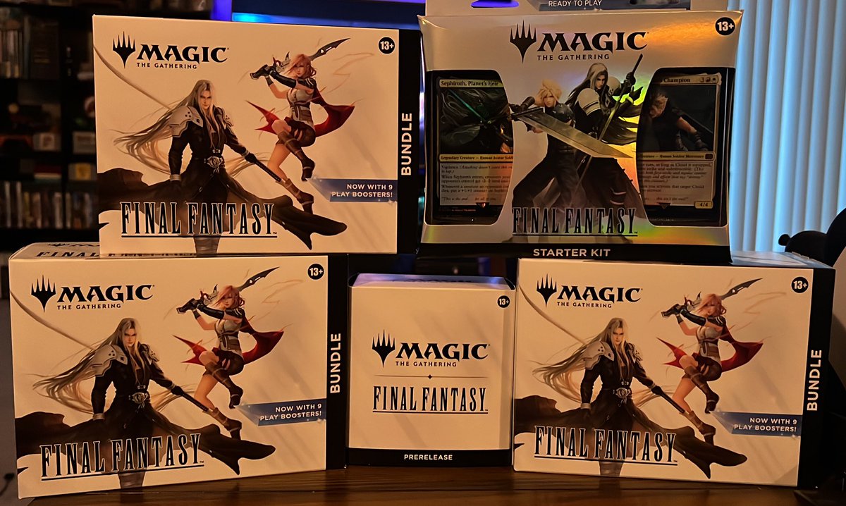 wtfmoz's tweet photo. I'm a Final Fantasy shill, still waiting on my boosters…😅

#MTG #FinalFantasy #MTGxFINALFANTASY発売 https://t.co/i7lU7QwCjy