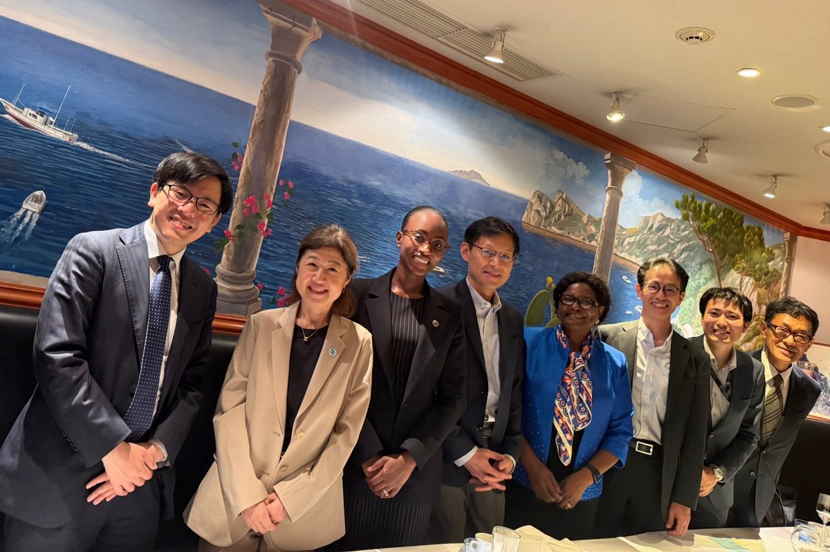 MercyTembon's tweet image. Inspired by insightful meetings with Mr. Katsuo Matsumoto, VP @jica_direct_en; Mr. Daiho Fujii & Mr. Taka Tsuda @MOF_Japan. A powerful start to a week of collaboration and learning. Excited for what’s ahead! #MissionInJapan #JICA #JapanMOF #GlobalDevelopment