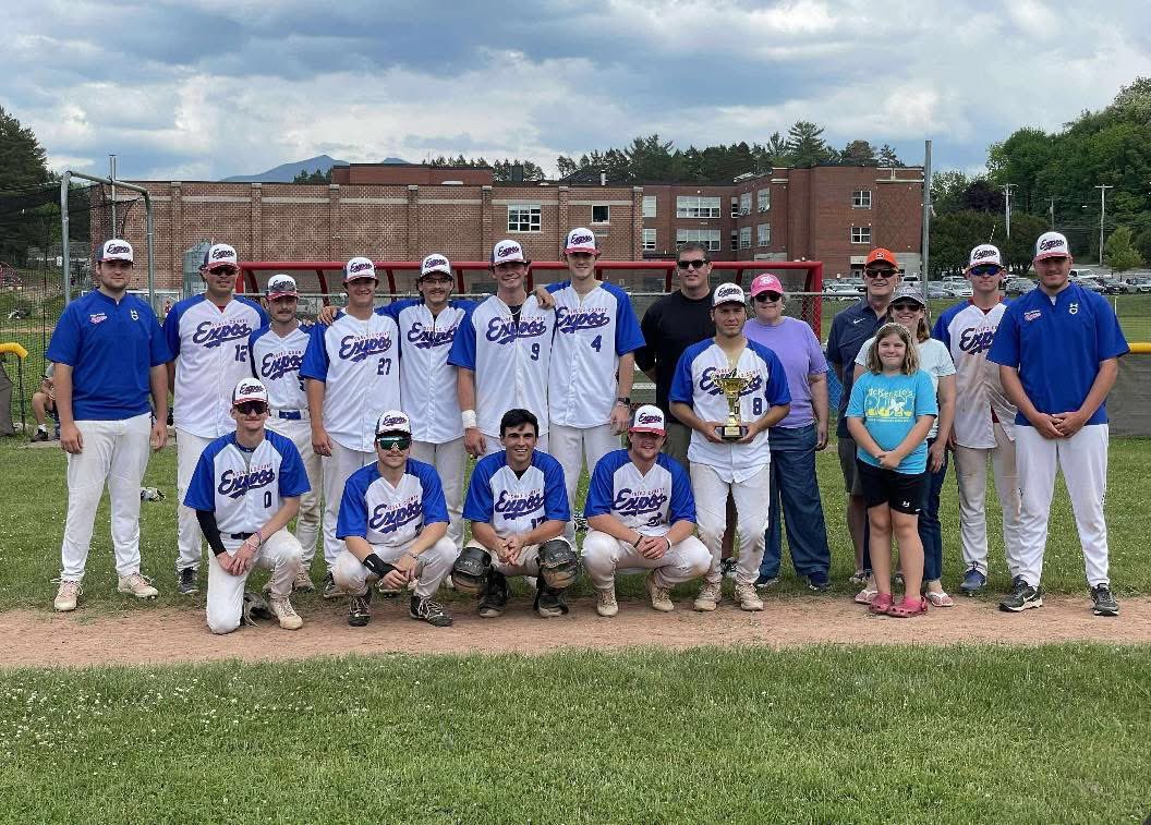 The Essex County Expos are the 2025 Dick Zerrahn Memorial Tournament Champions! 

The Expos went 4-0 on the weekend, beating the Eastern Eagles 19-0, Lake Placid Brewers 12-0, Ray Brook Red Claws 27-2 and winning the championship 7-1 over the Lake Placid Brewers.