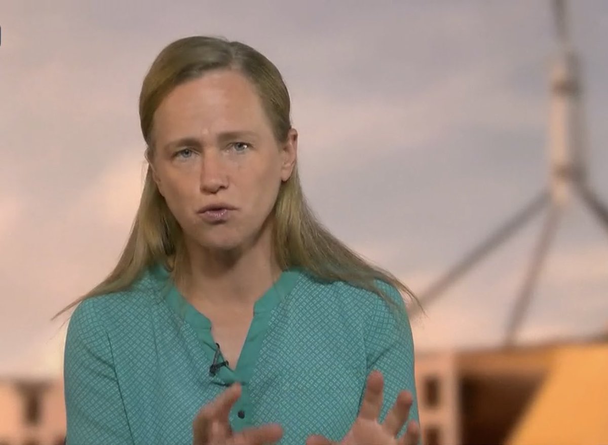 Professional respect: Melissa Clarke at the ABC is a very good hand.