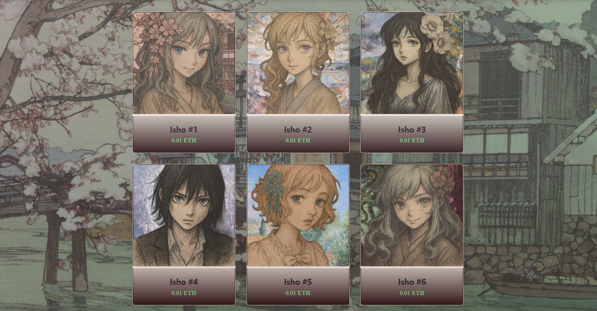 On the road making art and selling old treasures again and doing my best to stay afloat and keep smiling. Thank you all for inspiring me to keep building and creating beautiful things.

Isho Dolls Now Minting: isho.club 😇🌾🌸