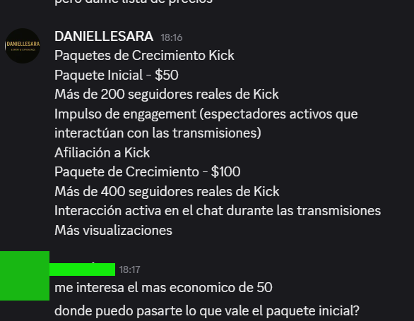 LizzB__'s tweet photo. 🚨 ALERTA IMPORTANTE 🚨

Están usando mi imagen y mi nombre en Discord para estafar, ofreciendo supuesta ayuda para conseguir el verificado o el partner.

⚠️ NO soy yo
⚠️ NO tengo nada que ver con eso
⚠️ Jamás tendré vínculo con ese tipo de prácticas ni productos

No formo parte de ninguna web ni grupo que prometa logros.
Mi comunidad la he construido yo sola, con constancia, trabajo real y todos mis días buenos y malos.

🛑 Ya está denunciado ante la Policía Nacional, a través de delitos telemáticos.
🔍 Y cuento con los medios y personas necesarias para que esta denuncia no quede archivada.
Voy a llegar hasta el final.

🙏 Gracias a quien me avisó y a quienes siempre cuidan esta comunidad conmigo 💚

@Svntvmvriv @StakeEddie @KickEspanol @KickSupport @kick 
#Estafa #NoEsLiz #DenunciaEnMarcha #ComunidadLimpia