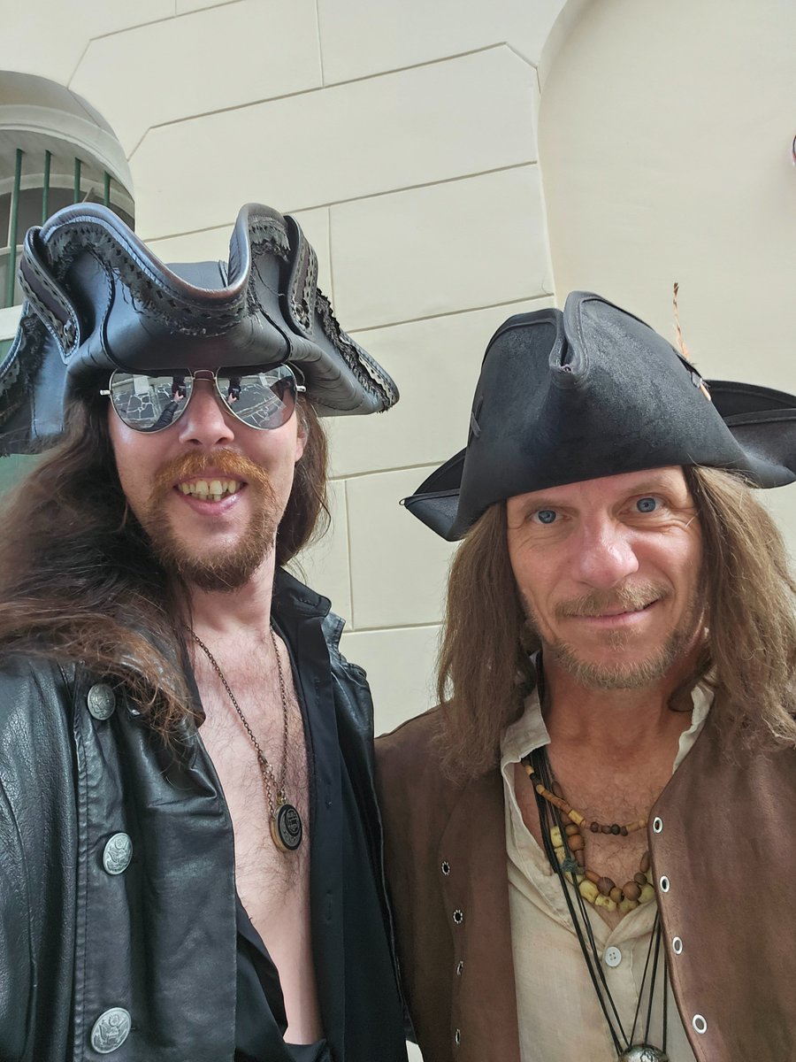 Took the pirate tour with a fellow matey lol