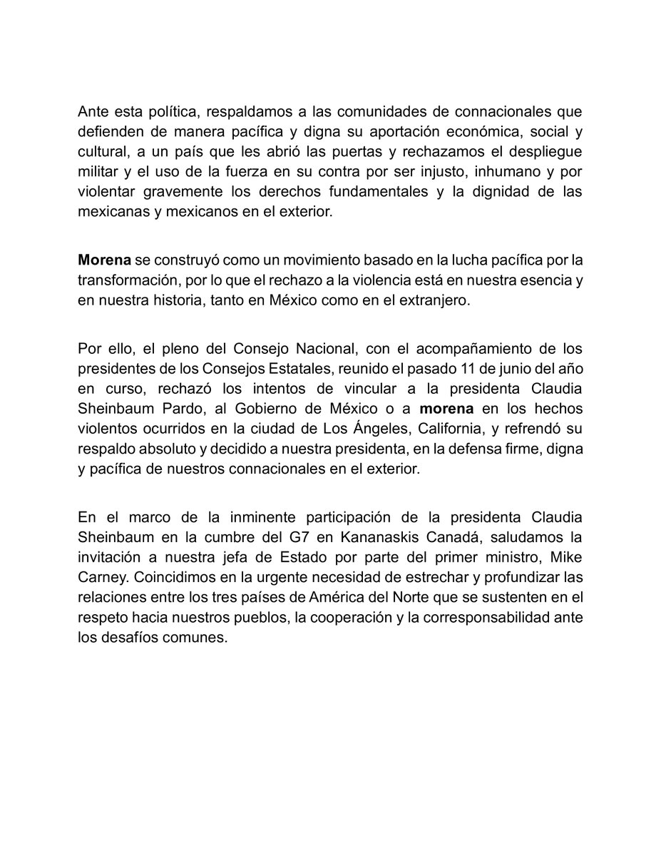 Consejo Nacional de Morena tweet media