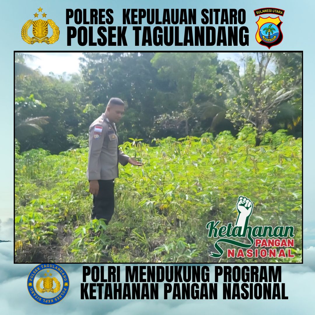 putrayws's tweet image. POLSEK TAGULANDANG POLRES KEPL SITARO MENDUKUNG PROGRAM KETAHANAN PANGAN
#astacita
#swasembadapangan
#ketahananpangan
#polirimendukungketahananpangan
#polisicintapetani
#swasembadapanganpoldasulut
#ketahananpanganpoldasulut
#ketahananpanganpolreskepulauansitaro
#poldasulut
#sulut