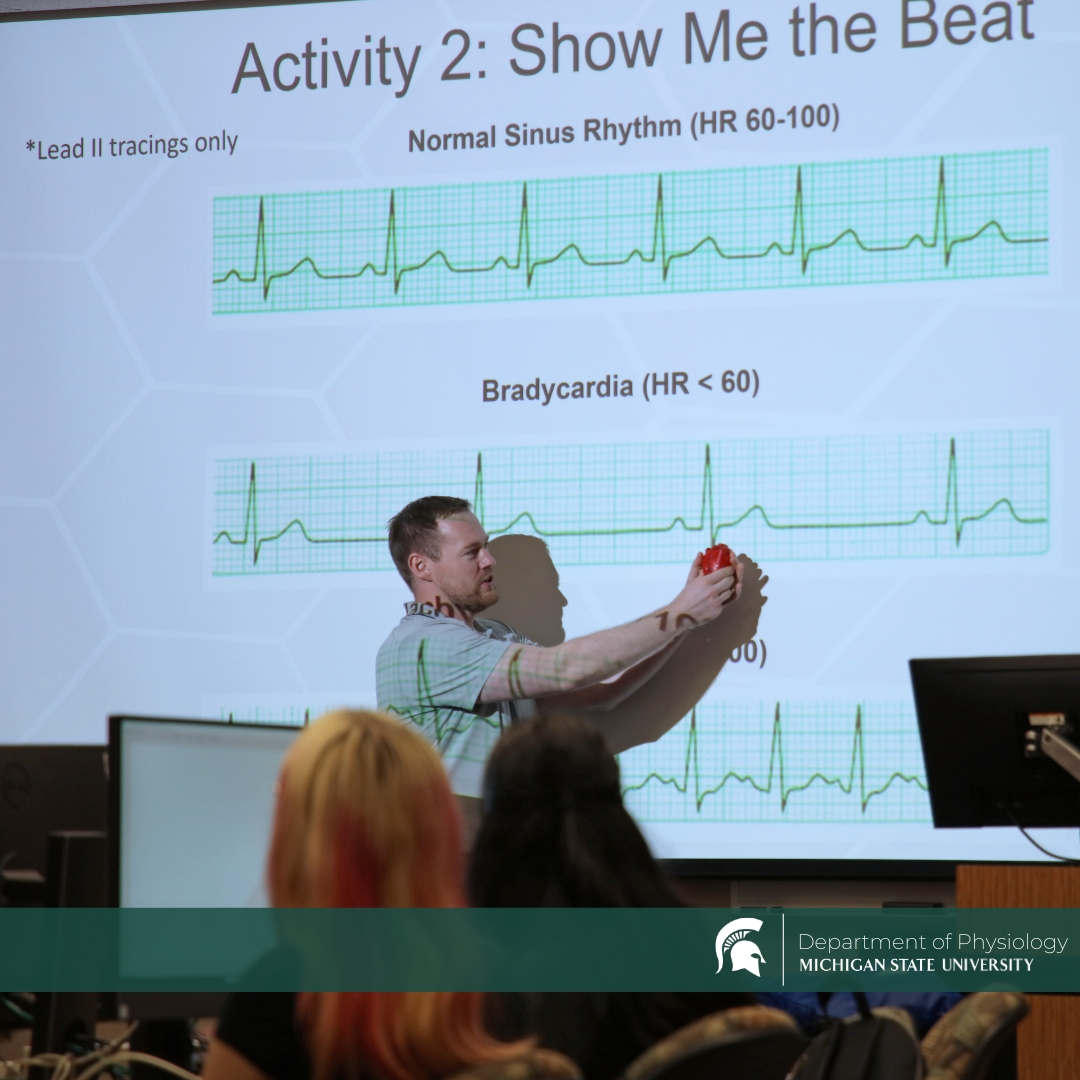 The OsteoCHAMPs program is officially underway at Michigan State University. Today, students explored the human heart during a physiology lesson led by MCIP graduate students Keeler Steel and Devyn Hill.

#msupsl #physiology #mcip #mcipandme #osteochamps #msu #spartans