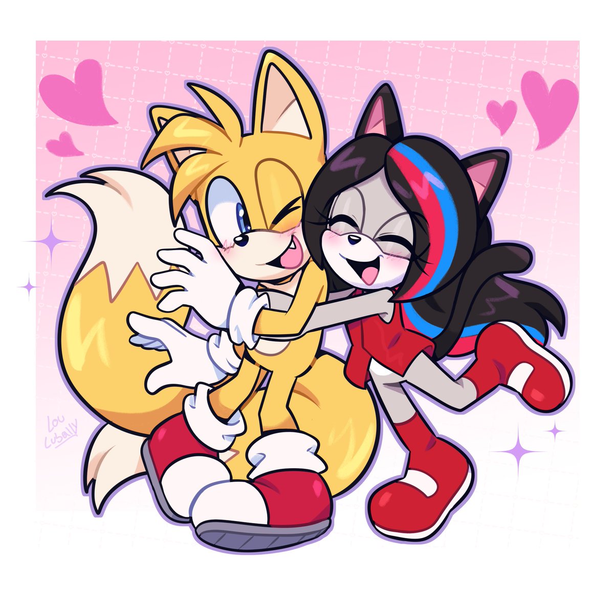 🍊Lou Lubally🍊 Comms open! (@loulubally) on Twitter photo my part of an AT I made with the lovely <a href="/TheArtYoshi/">yoshiyoshi700 😻 theartyoshi.bsky.social</a>
Stripe and tails look very cute together🥹 my part of an AT I made with the lovely <a href="/TheArtYoshi/">yoshiyoshi700 😻 theartyoshi.bsky.social</a>
Stripe and tails look very cute together🥹