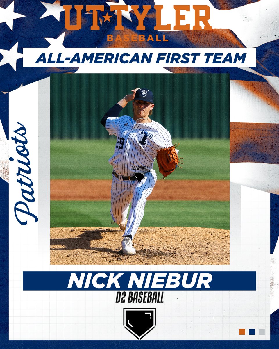 UT Tyler Patriots (@uttylerpatriots) on Twitter photo BASE | Congratulations to Nick Niebur as he earns First Team All-American honors from D2 Baseball after a phenomenal year for <a href="/uttylerbaseball/">UT Tyler Baseball</a>!
Release: tinyurl.com/yc2b5n5x
#SwoopSwoop BASE | Congratulations to Nick Niebur as he earns First Team All-American honors from D2 Baseball after a phenomenal year for <a href="/uttylerbaseball/">UT Tyler Baseball</a>!
Release: tinyurl.com/yc2b5n5x
#SwoopSwoop