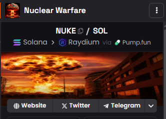 apetilyoumakeit's tweet photo. OG $Nuke - 3vXVJiAzhcM9TAZsKyWaHFvdfeHYr6A3EiJZWfVipump

the recent one just launched has a 131m token bundle https://t.co/I5rsbiiE7S