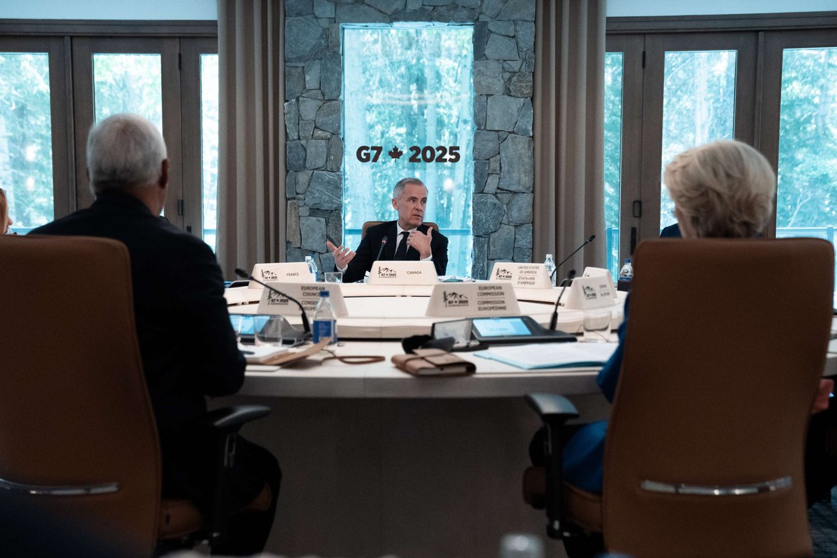 Half a century since its founding, the <a href="/G7/">G7</a> continues to shape global prosperity.

At #G7Kananaskis, Prime Minister Mark Carney met with G7 leaders to strengthen the global economic outlook and deliver lasting benefits to Canadians and the world.