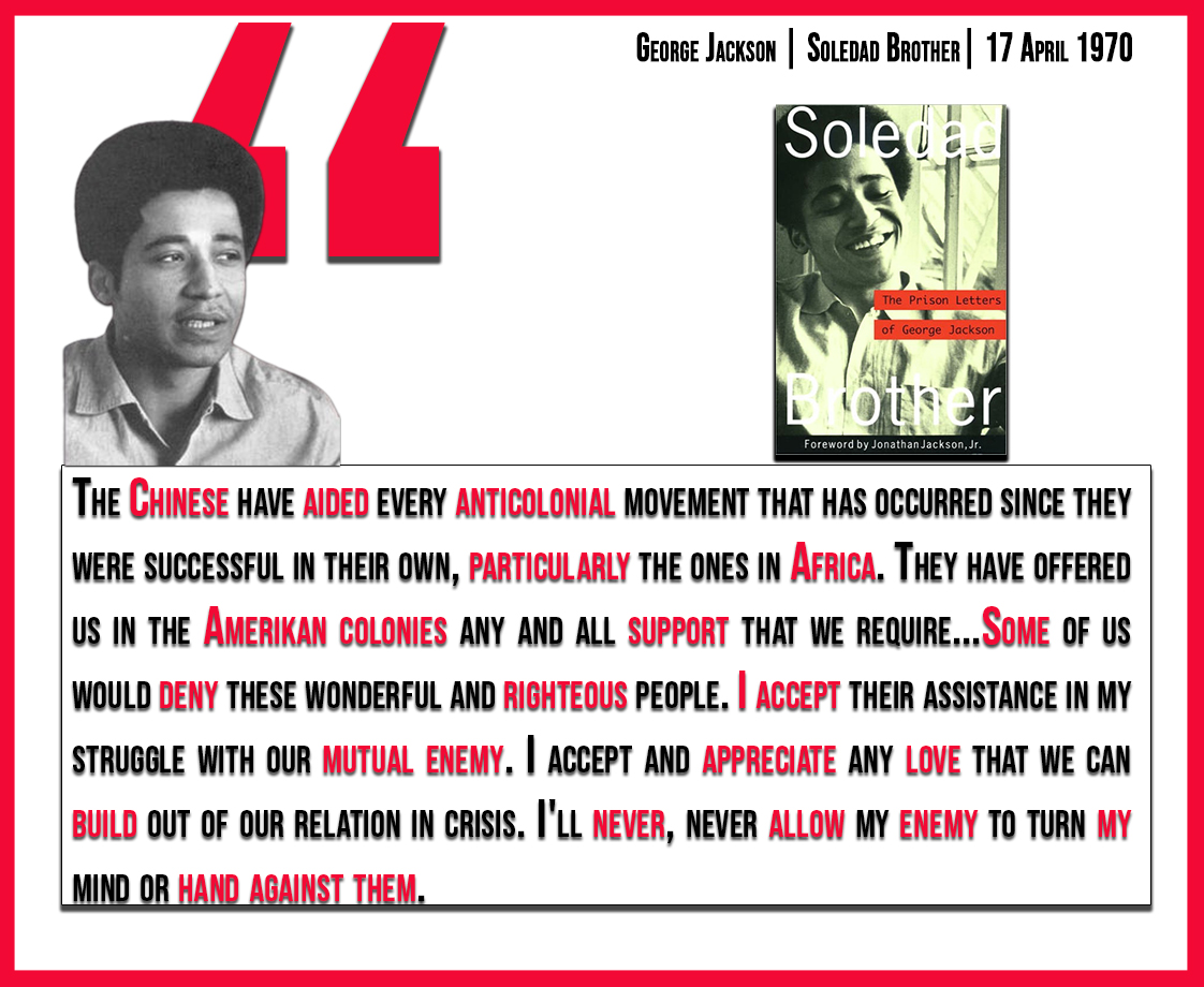IamBrokeeper's tweet image. #Resistance #DefendOurHumanity #ComradeGeorge #SoledadBrother #China #AntiColonialism