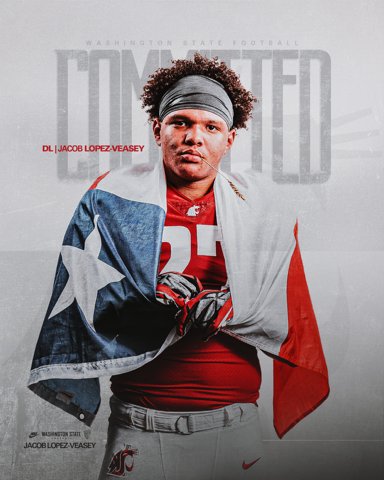 Alfio Veasey (@veasey_alfio) on Twitter photo 🚨BREAKING: <a href="/CornerstoneFB/">Cornerstone Warrior Football</a> <a href="/CCSRecruitingFB/">Cornerstone Football Recruiting</a> Star DE <a href="/JacobVease24227/">Jacob Lopez -Veasey</a> has officially committed to <a href="/WSUCougarFB/">Washington State Football</a>. The Cougars land a high-motor, high-IQ athlete with deep family roots in Pullman. The Veasey legacy returns to Wazzu—this time with pads and purpose. <a href="/coach9cg/">Clayton Guillory</a> 🚨BREAKING: <a href="/CornerstoneFB/">Cornerstone Warrior Football</a> <a href="/CCSRecruitingFB/">Cornerstone Football Recruiting</a> Star DE <a href="/JacobVease24227/">Jacob Lopez -Veasey</a> has officially committed to <a href="/WSUCougarFB/">Washington State Football</a>. The Cougars land a high-motor, high-IQ athlete with deep family roots in Pullman. The Veasey legacy returns to Wazzu—this time with pads and purpose. <a href="/coach9cg/">Clayton Guillory</a>