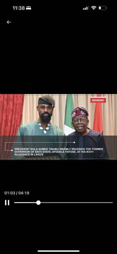 Àkànbí Kan Bai (@01akanbi) on Twitter photo <a href="/UnkleAyo/">👑S.A.L.A.K.O🕊</a> They even used the wrong tagline with Tunde’s picture.
When did he turn to former Governor of Ekiti state.
Incompetence all around. <a href="/UnkleAyo/">👑S.A.L.A.K.O🕊</a> They even used the wrong tagline with Tunde’s picture.
When did he turn to former Governor of Ekiti state.
Incompetence all around.