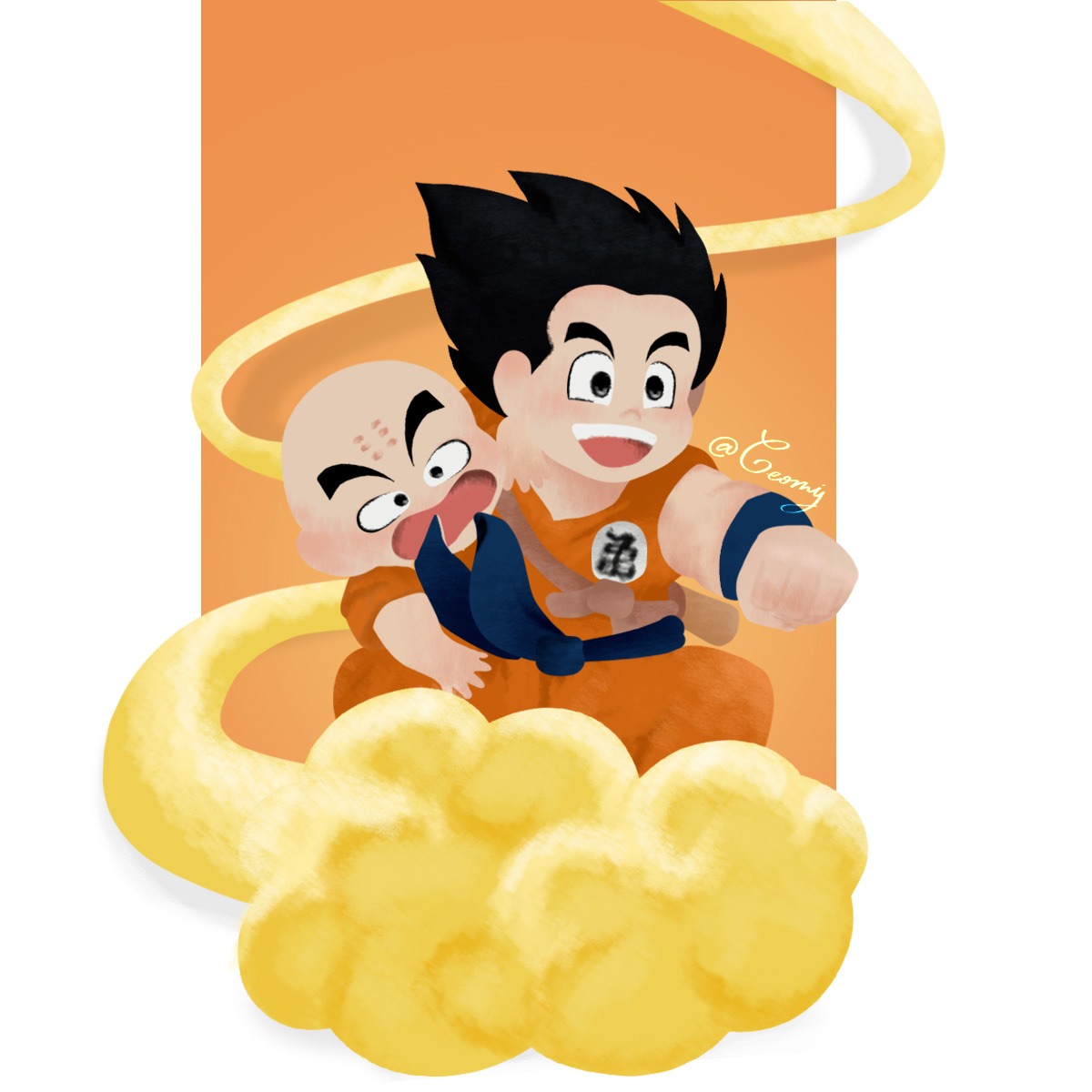 GeomiArtt's tweet photo. Recuerdos ❤️🐝 
Dragon Ball 
#dragonball #goku #krilin #amigos #dibujo #drag #sketchbook #ilustración #dibujodigital  #dibujotradiconal #recuerdos #fanart https://t.co/eAraaLlSUM