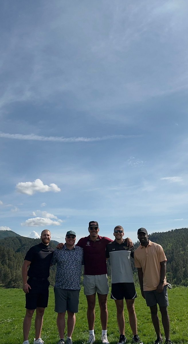 After a great 10 days of camp where we brought over 1,500 kids to campus, I got a chance to play a round of golf with 4 of my favorite players of all time!  Pretty special!  Thanks to all of our staff, players, and workers at BHSU for their efforts in making our camps a success!
