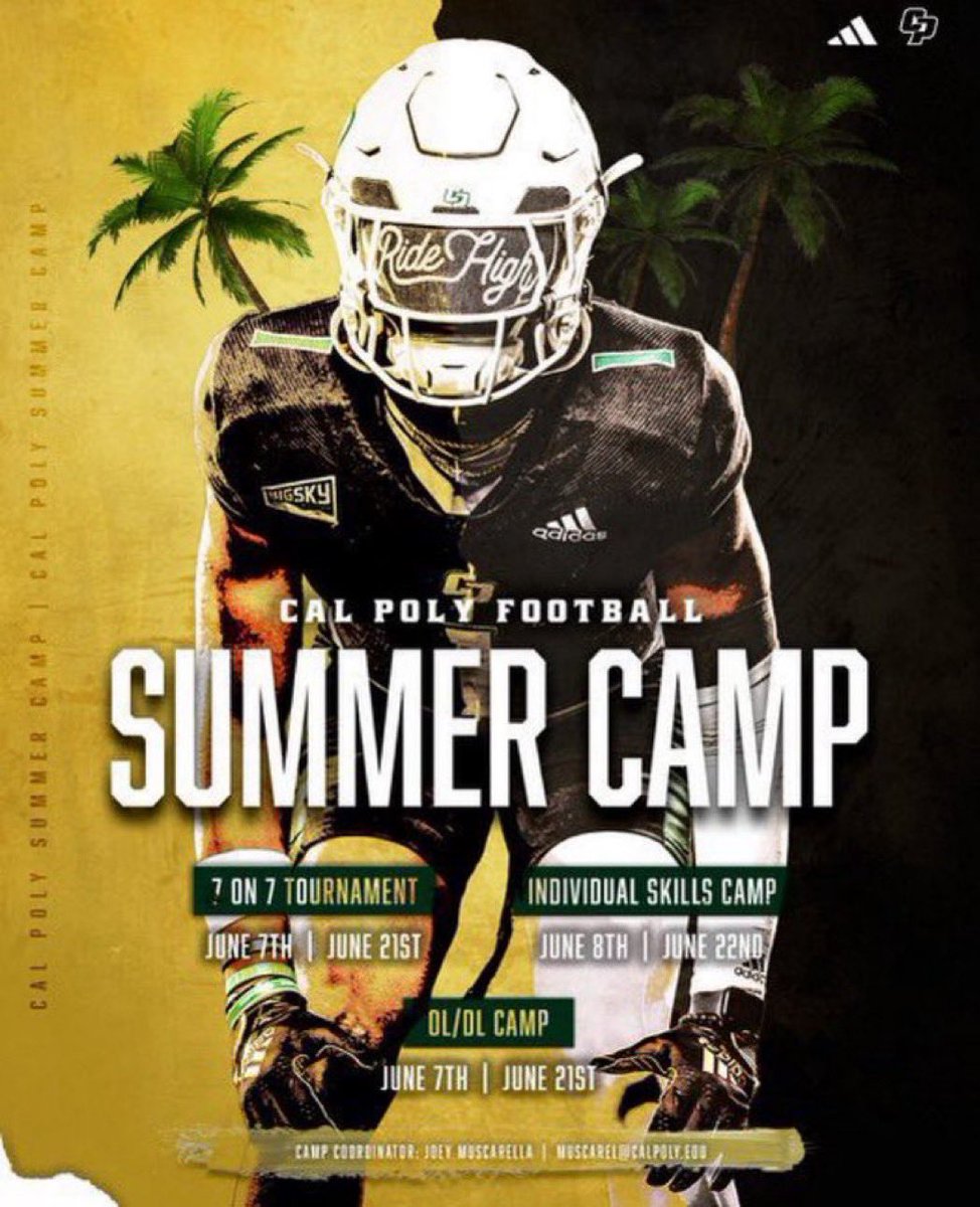 Matsen Wurm (@matsenwurm) on Twitter photo Looking forward to being back in SLO and competing at the <a href="/CoachWulff/">Paul Wulff</a> <a href="/calpolyfootball/">Cal Poly Football</a> camp this weekend.
<a href="/coach_rosy/">Timm Rosenbach</a>
<a href="/CoachTSturdy/">Todd Sturdy</a>
<a href="/WPlemons/">Will Plemons</a>
<a href="/CodyvonAppenCP/">Cody vonAppen</a>
<a href="/BThompson_BT/">Brandyn Thompson</a>
<a href="/CoachMHazelwood/">Matty Hazelwood</a>
<a href="/coachTFendall/">Taylor Fendall</a>
<a href="/CoachRomeroCP/">Keegan Romero</a> Looking forward to being back in SLO and competing at the <a href="/CoachWulff/">Paul Wulff</a> <a href="/calpolyfootball/">Cal Poly Football</a> camp this weekend.
<a href="/coach_rosy/">Timm Rosenbach</a>
<a href="/CoachTSturdy/">Todd Sturdy</a>
<a href="/WPlemons/">Will Plemons</a>
<a href="/CodyvonAppenCP/">Cody vonAppen</a>
<a href="/BThompson_BT/">Brandyn Thompson</a>
<a href="/CoachMHazelwood/">Matty Hazelwood</a>
<a href="/coachTFendall/">Taylor Fendall</a>
<a href="/CoachRomeroCP/">Keegan Romero</a>
