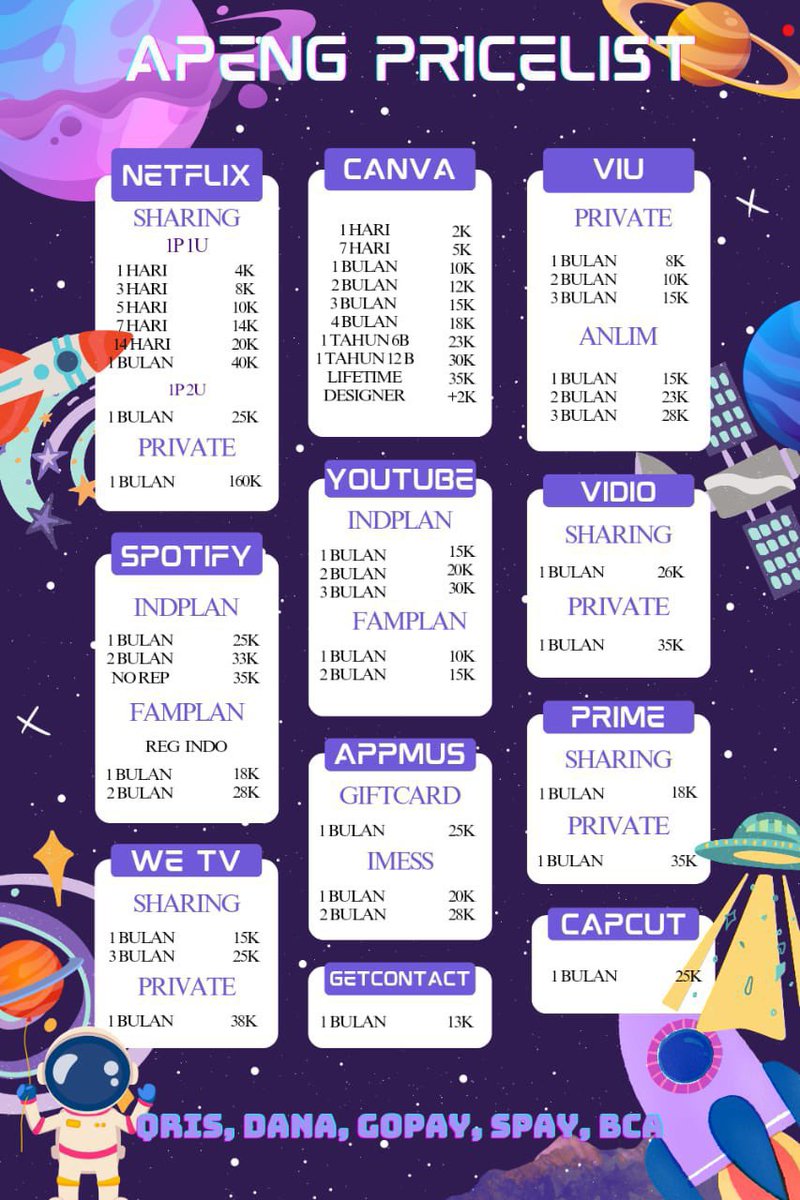 chikzro's tweet photo. halōo, yang lagi butuh āplikasi prēmium murah proses cepet dan bērgaransi, beli disini yaa!

ordér?
☎️ https://t.co/3ATeyxsVQG

wts āpp āpk prēm nētflix viū prime vidēo YōuTube wētv vip lōklok iqíyi cānva prō capcut ms 365 word getcontact #zonauang #zonajajan 56 https://t.co/6wLZuBI22g