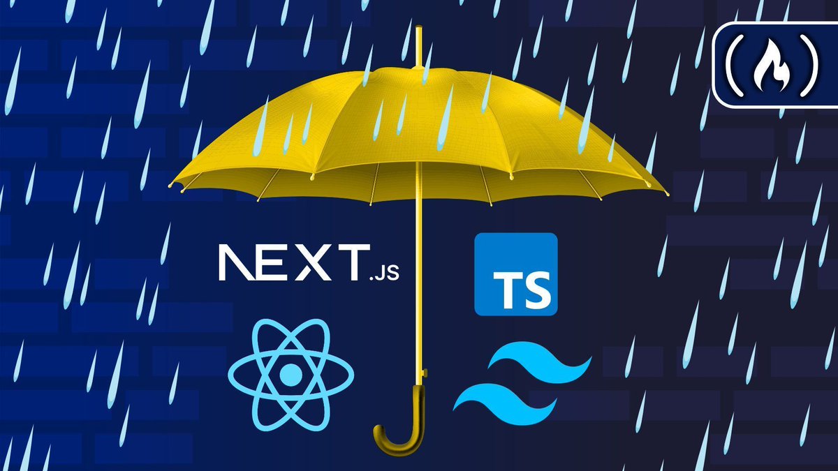 If you're a beginner learning web development, here's a course for you.

You'll build a weather app that displays real-time weather data with a 7-day forecast. 

You'll use the Next.js framework, Tailwind CSS for styles, &amp; TypeScript to add strong typing.

freecodecamp.org/news/beginner-…