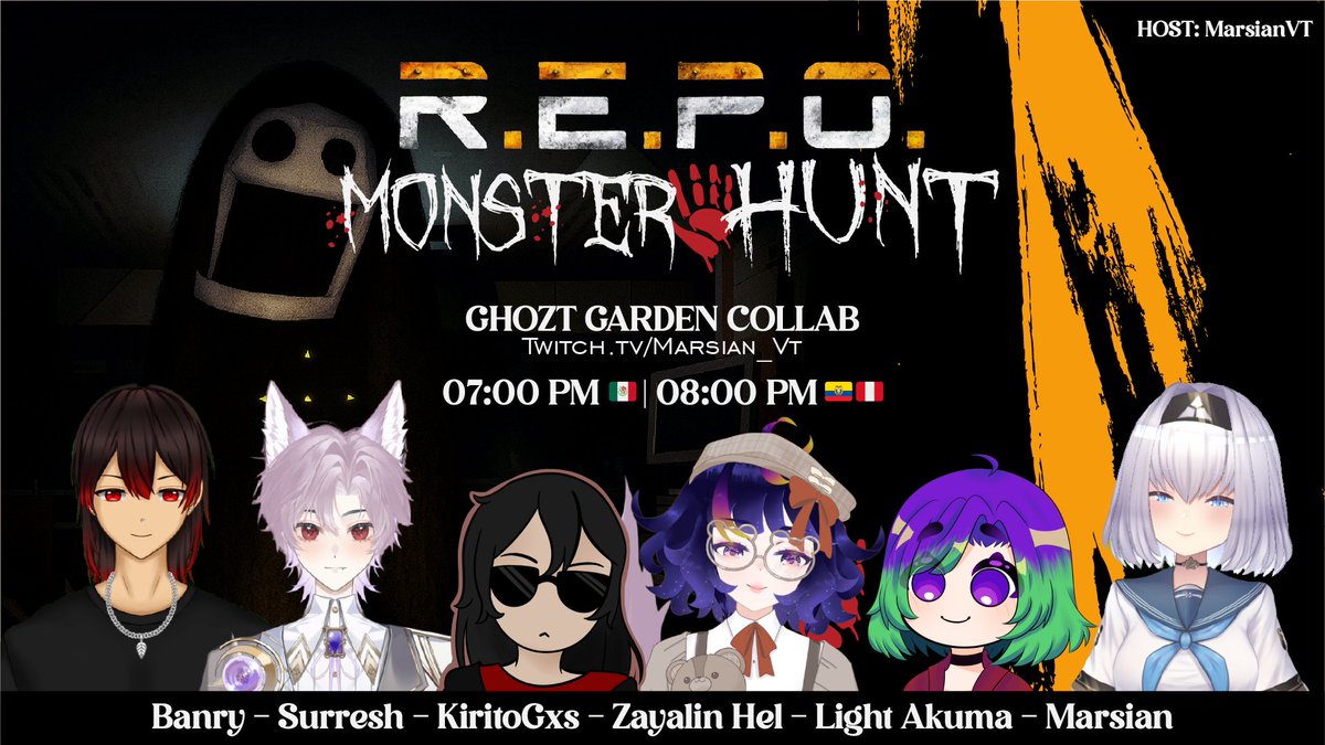 ¡6 VTubers entran al Garden para una cacería sin piedad!

Bienvenidos a R.E.P.O: Monster Hunt

🛒Carritos cargados, mejoras al tope, parejas separadas y un solo objetivo: cazar, recolectar y sobrevivir.

#REPOMonsterHunt #GhoztGarden