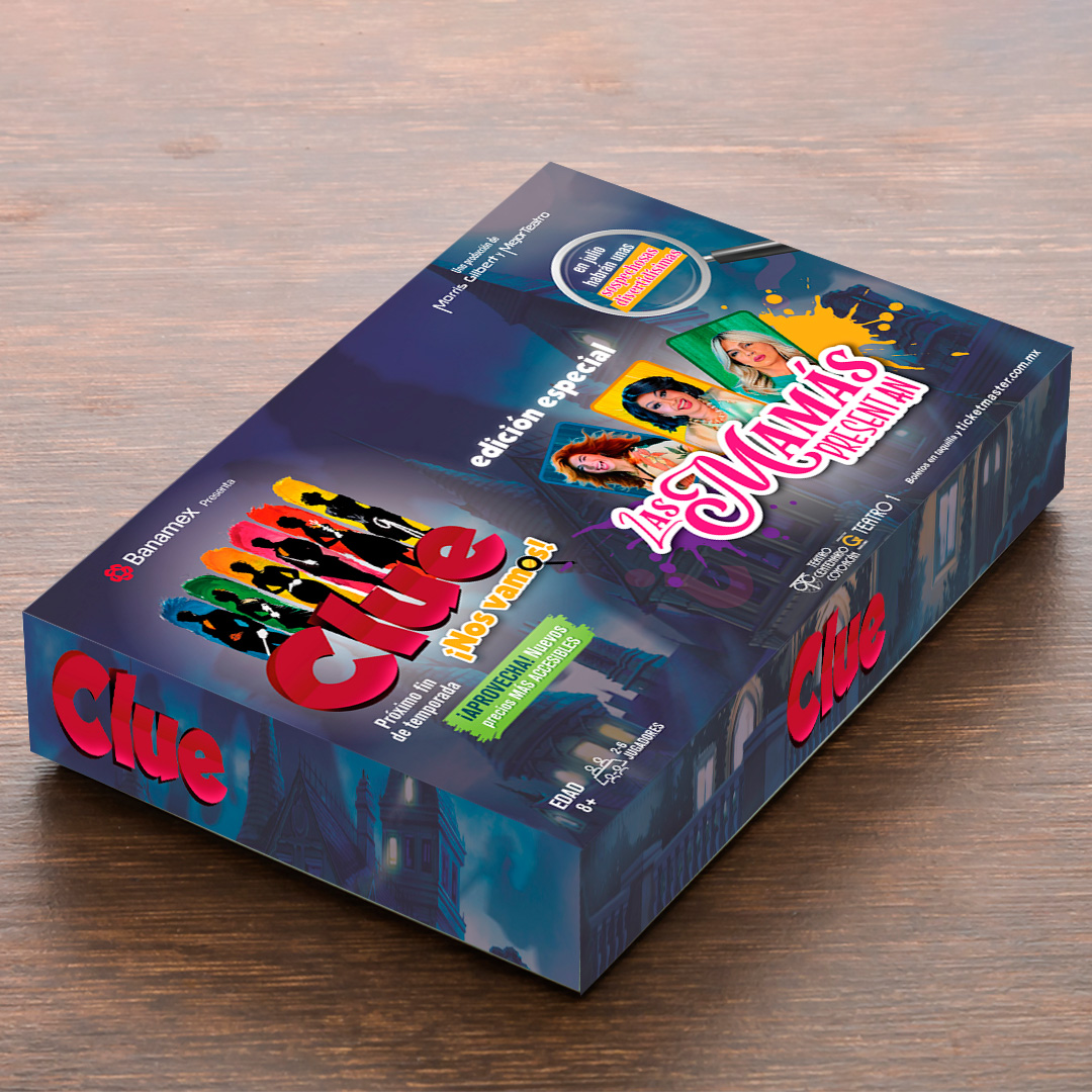 ¿Quieres jugar la nueva edición de #CLUE con <a href="/lasmamaspresent/">Las Teatreras presentan</a> 🔍? ¡Adquiere tus boletos y disfrútala los jueves 3, 10, 17 y 24 de julio y 7 y 14 de agosto!

👩🏼‍🦰 <a href="/MarcosRadosh/">Marcos Radosh</a>
👩🏼 <a href="/SoyCue/">Manuelle Barbie</a>
👩🏻 <a href="/raulgmeneses/">Raul G. Meneses</a>
🎟️ bit.ly/CLUEObraBoletos