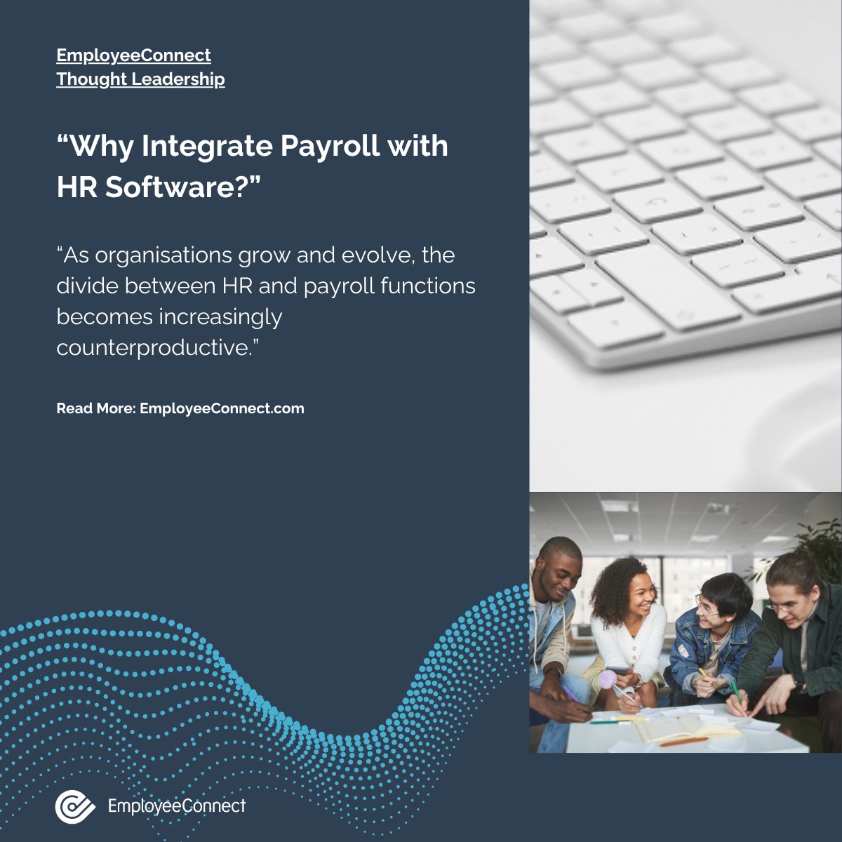 EmployeeConnect's tweet photo. Still keeping HR and payroll separate?

Here’s why it might be holding your business back.
At EmployeeConnect, we’ve seen firsthand how disconnected systems create more problems than they solve

Thought Leadership Article: https://t.co/sb5BWyauPl https://t.co/zVrHGdUsJF