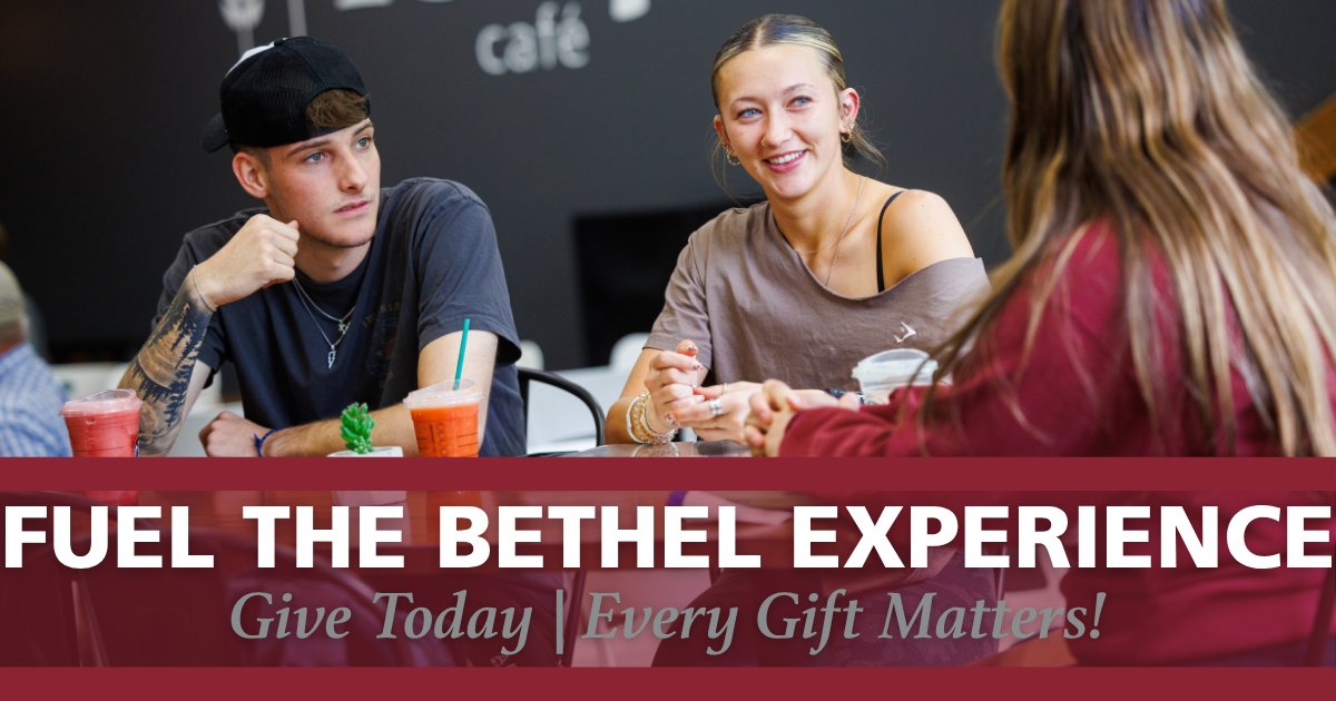 Fuel the Bethel experience! From academics to campus life, every dollar makes a difference for our students.
👉 Give by June 30: gift.bethelks.edu/the-bethel-col…