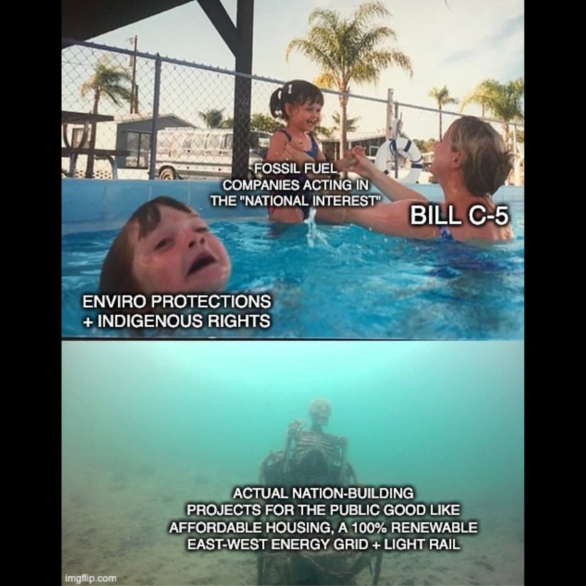 Bill C-5 is really the “Polluters First” Bill — an omnibus bill that would allow the government to sidestep environmental protections and violate Indigenous rights to ram projects through to the benefit of corporations.  

Email your MP now to #StopBillC5:
leadnow.ca/campaigns/poll…