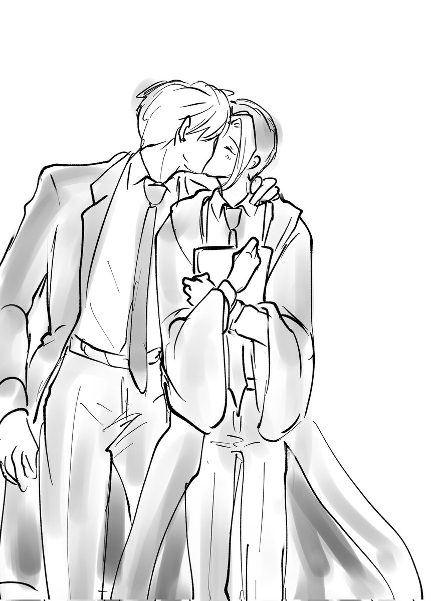 イーㇲトンにたまたま用事がって来た兄さまとの別れ際⚔️🦋